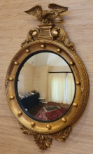 Very Nice Composite Convex Mirror - Reproduction, 24"x37"