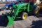 1999 John Deere 4600 diesel tractor w/ 4x4, John Deere 460 loader w/ 61
