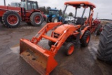 Kubota B26 diesel tractor-loader-backhoe