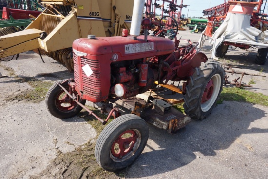 International Harvester Farmall McCormick Model A Cultivision gas offset tractor