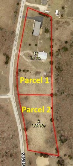 Parcel 2 - 1.87 acres M/L of adjacent land