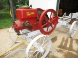 Galloway 9HP Staionary Engine Saw Rig On Steel Wheels ser.311120