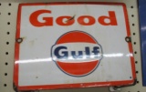 Gulf Gas Pump Plate
