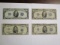 US Currency Silver Certificate (4 notes)