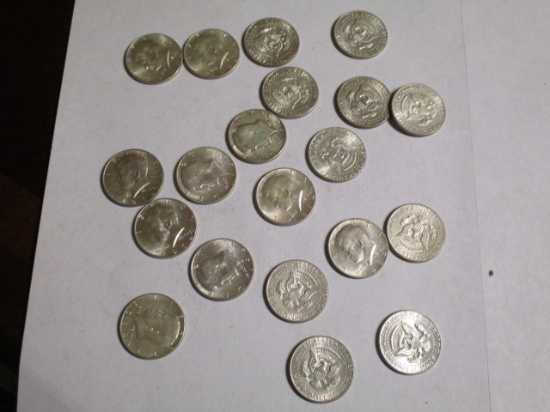 Kennedy Halves 1964 Silver (20 Coins)