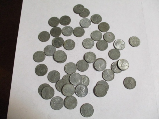 Lincoln Wheat Cents 1943 P, D & S Steel