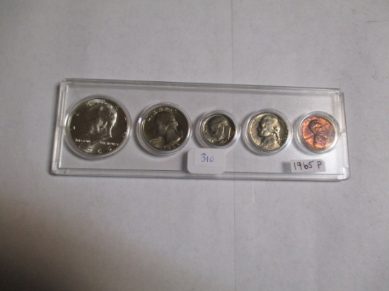 Clad Uncirculated Coin Set 1965 P (10 Coins)