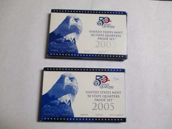 State Quarters Proof Sets 2003 & 2005