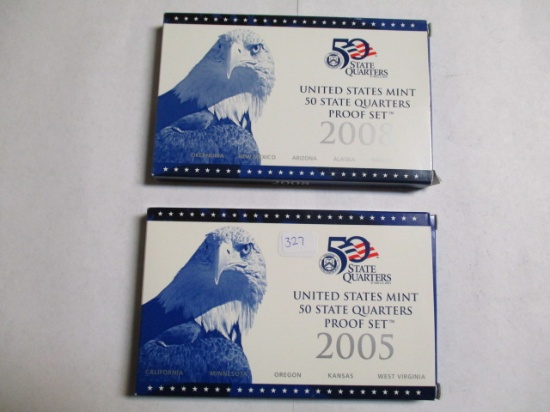 State Quarters Proof Sets 2005 & 2008