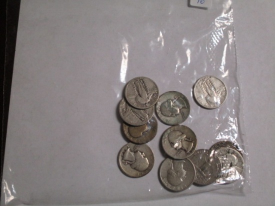 Misc. Silver Quarters (11 coins)