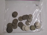 Liberty Nickels 25 Coins, 22 Various dates, Cull, Not Date 3