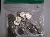 Silver Washington 25 cent 50's & 60's (50 coins)