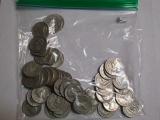 Silver Washington 25 cent 50's & 60's (50 coins)