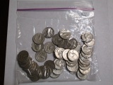 Silver Washington 25 cent 50's & 60's (50 coins)