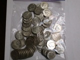 Kennedy Halves 50 cent 1965-69 40% Silver (65coins)