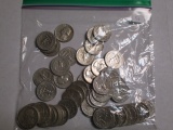 Silver Washington 25 cent 50's & 60's (50 coins)