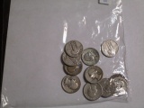 Misc. Silver Quarters (11 coins)