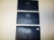 Eisenhower Uncirculated Silver Dollars 1972,1973,1974