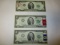 Currency $2 Bills, Postal Cancellations, Stamps 13 cent US, 13 cent Tennessee, 13 cent Minnesota