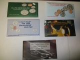 US Mint Unc. Sets 1993, 1994, 1995, 1996, 1998