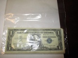 Currency Series 1957 Silver Certificates $1 Notes