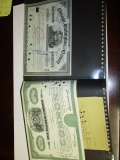 Railroad Stock Shares Certificates 1950, 1963, 1901 (3), 1896, 1879