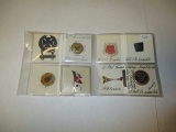 Pins Interesting Variety WWII Pin, 1918 French Eiffel Tower etc.