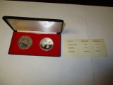 Royal Canadian Mint 2 medallians Silver & Clad
