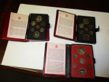 Royal Canadian Proof Sets each contain Silver Dollar Proof 1973,74,75 (73 is special set)