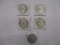Morgan Silver Dollars all BU 1883O, 1887, 1888D, 1889, 1891S