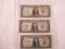 Hawaii $1.00 notes crisp UNC. Sequentially numbered  034-036