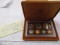 Cook Island Proof Set, 1975, Franklin Mint Metal content is unknown