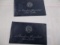 Mint packaged Eisenhower UNC silver Dollars 1973S-1974S