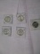 Silver Half Dollars All BU 1955 (2), 1960, 1963D and 1964 Kennedy