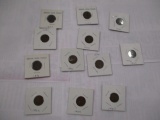 Indian head cent 1893 (2), 1889, 1896, 1900, 1902, 1903, 1904 (2), 1906, 1907 (2)