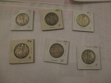 Walking Liberty half dollars various dates & mint marks 1930's