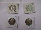 Kennedy half Dollars 1968D (40% silver) - 2, 1974S proof, 1976S proof (silver)