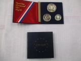 U.S. Mint 1776-1976 Bincentennial silver proof sets 3 coin sets