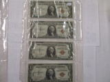 Hawaii $1.00 notes crisp UNC. Sequentially numbered  887-890