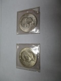 Ike Dollars 1971 S, 1974 S, (note Silver)