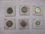 Russian Silver Coins 1927 - 50 Kopeck, 1924 50 Kopeck and 1923 10 Kopeck some scarce 90% Silver 1845