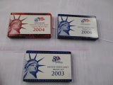 U.S. Proof sets 2003, 2004, 2006