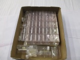 Coin Supplies many vinyl coin/currency pages and one dozen plastic coin storage tubes