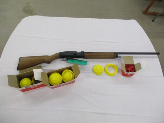 Trap Master 1100 CO2 powdered shotgun w/plastic targets & ammo ser. 549382