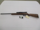 Winchester model 77 .22 S, L, LR 3 clips & scope ser. 132222