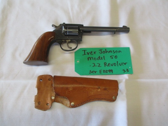 Iver Johnson model 50 .22 revolver ser. E11099