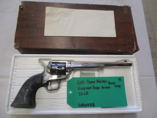 Colt Peacemaker Buntline .22cal revolver "Keep & Bear Arms" ser. G1909RB