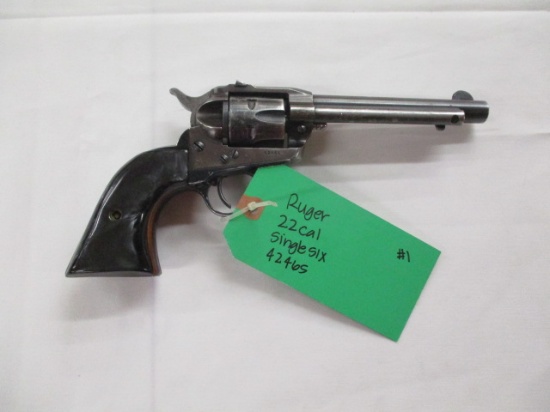 Ruger single six .22 cal revolver ser. 42465