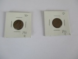 U.S. Lincoln cents 1911D, 1911S,