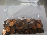 US wheat cents 1950's various date/mints many unc.